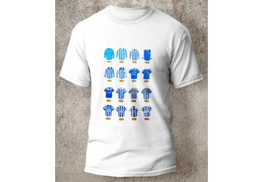 Brighton & Hove Albion FC Retro Football Shirts T-Shirt 
